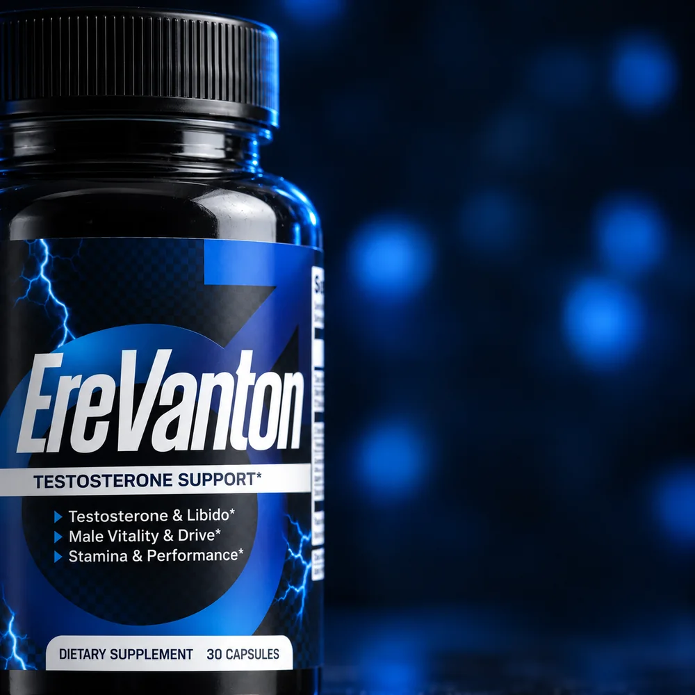 EreVanton® bottle on dark rock